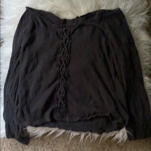 Long sleeve crop top